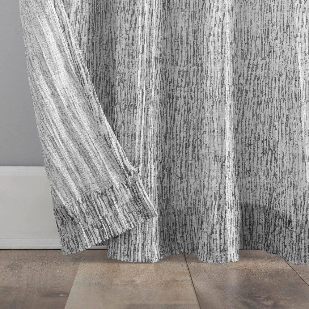 Scott Living Scott Living Tulin Watercolor Print Sheer Rod Pocket Curtain Panel