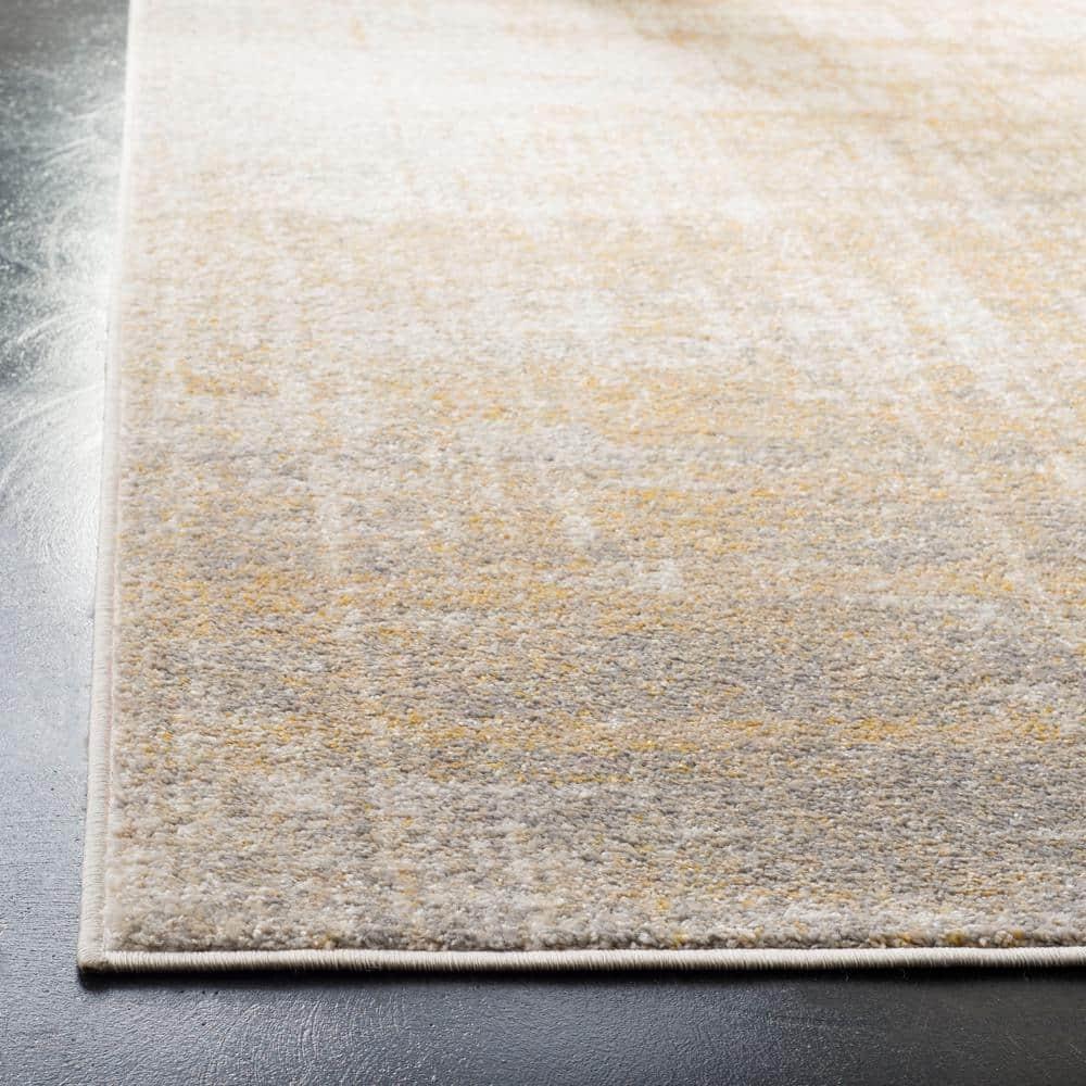 SAFAVIEH Adirondack Boniface Overdyed Area Rug, Cream/Gold, 12' x 15'