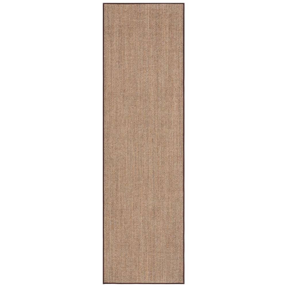 SAFAVIEH Martha Stewart Maximillian Solid Runner Rug, Light Brown, 2'3" x 10'