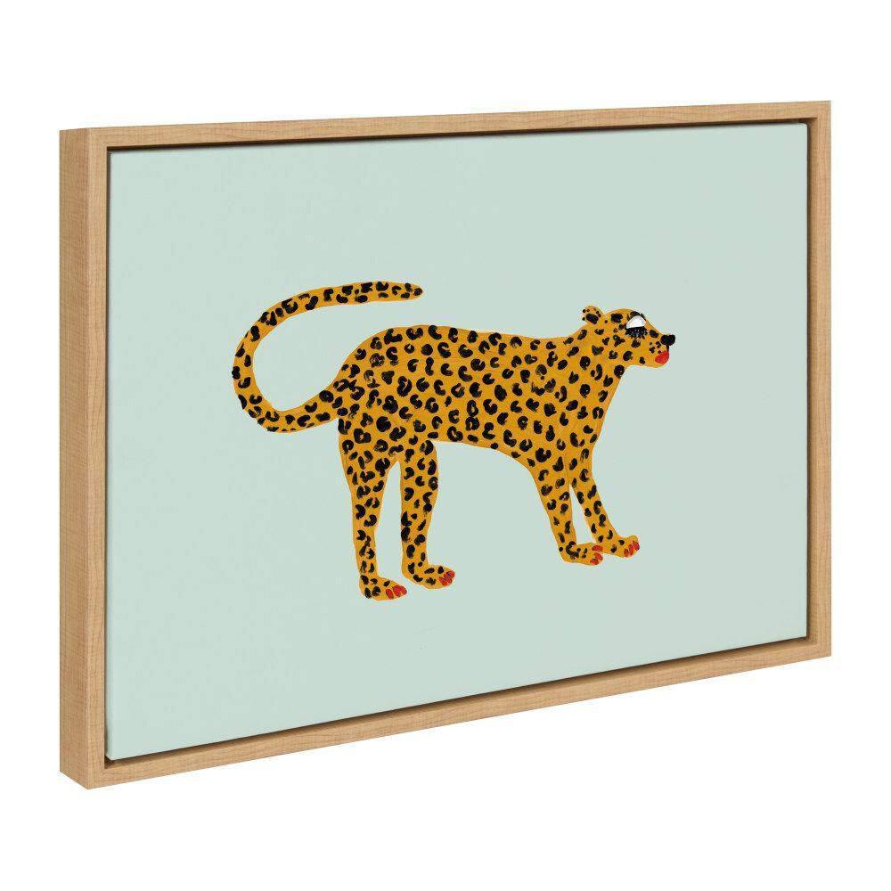 Kate and Laurel " Glam Cat V2 " by Kendra Dandy Of Bouffants And Broken Hearts Painting Print