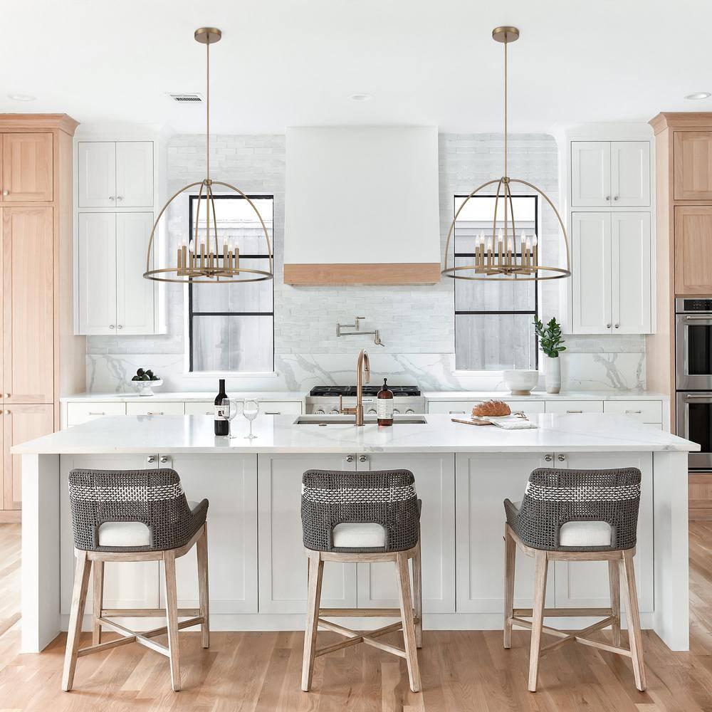Crystorama Lighting Abbott 8 - Light Chandelier in  Vibrant Gold