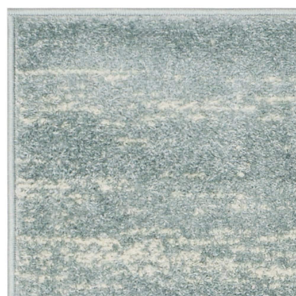 Adirondack ADR113 Machine Made Indoor Runner - Slate/Cream - 2'-6"x8' - Safavieh