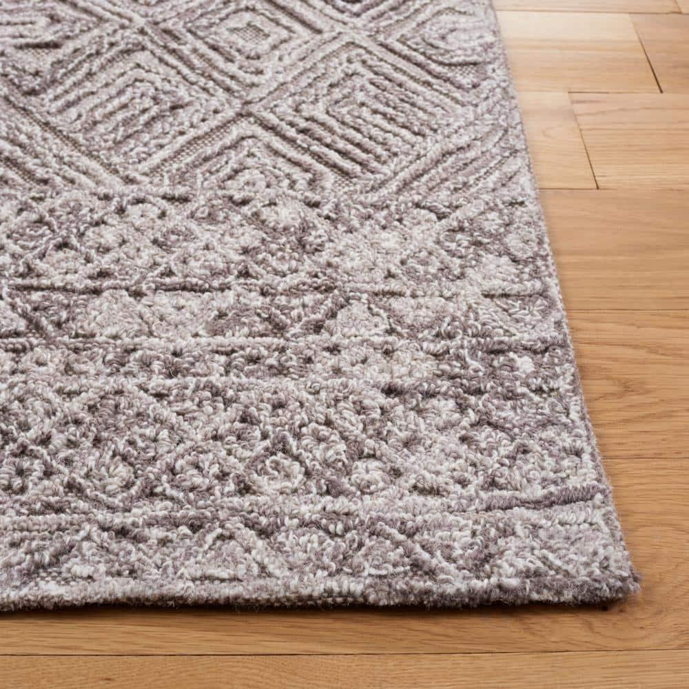 Textural TXT201 Hand Tufted Area Rug - Brown - 8'x10' - Safavieh.