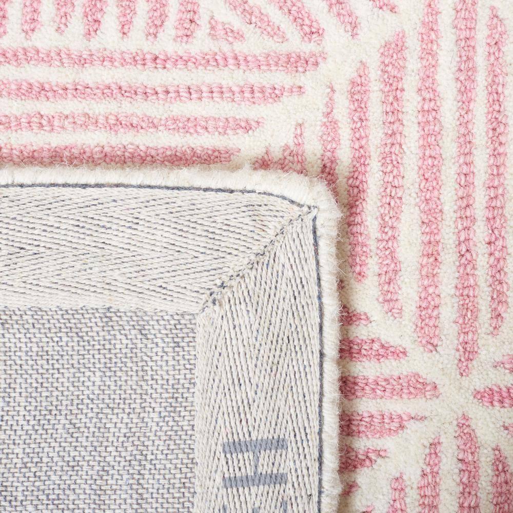 Abstract ABT763 Handmade Indoor Area Rug - Pink/Ivory - 5'x8' - Safavieh
