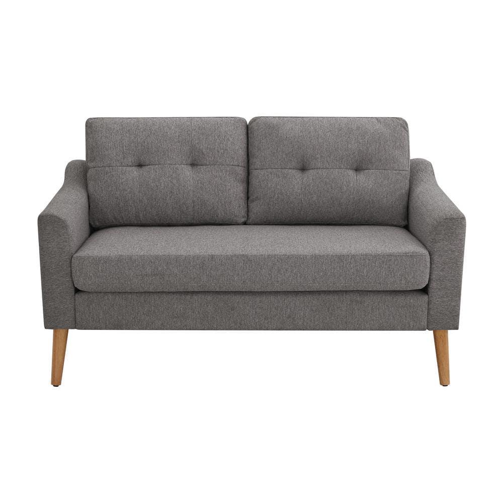 Serta Bellamy 2 in 1 Convertible Loveseat Chaise and Ottoman