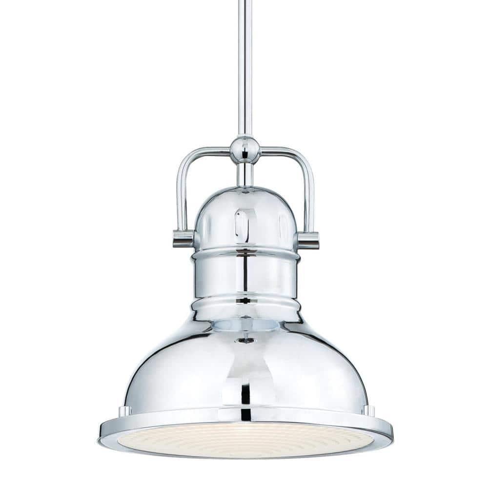 Westinghouse Boswell LED Pendant Chrome Finish Frosted Prismatic Lens