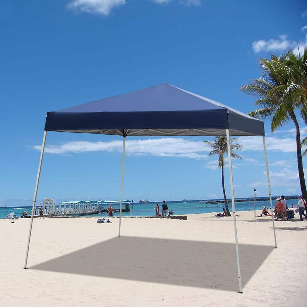 10 Ft. W x 10 Ft. D Steel Pop-Up Canopy