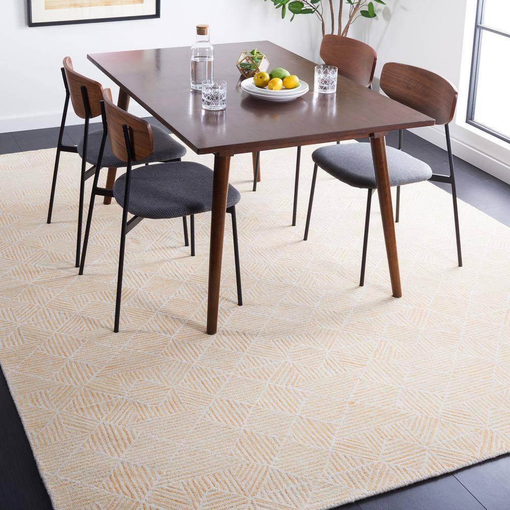 Foundry Select Hoopeston Hand Tufted 0.8 Wool 0.2 Cotton Geometric Rug