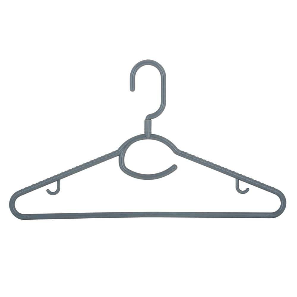 Laundry 360 Woolite Plastic Standard Hanger for Dress/Shirt/Sweater (Set of 5)