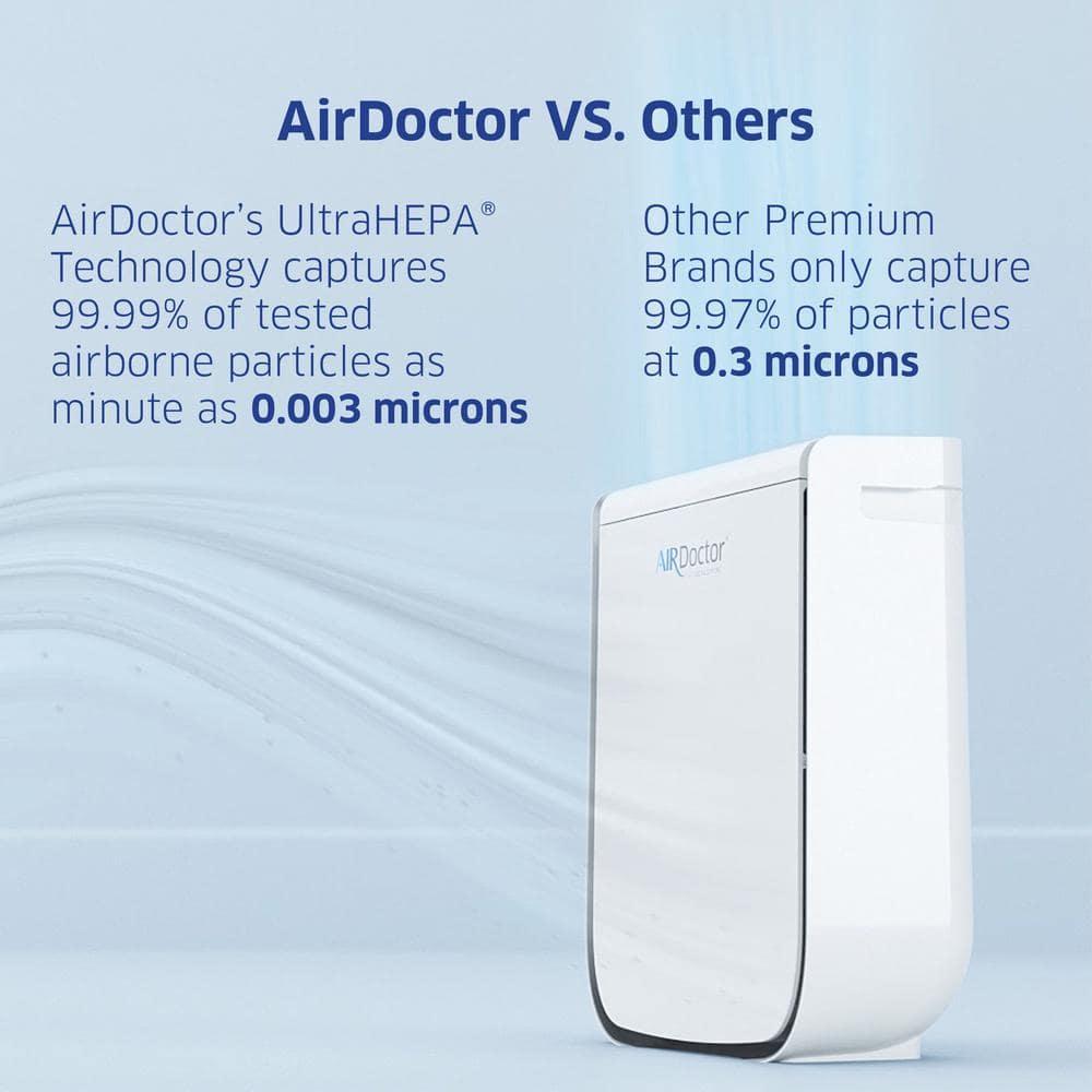 Air Doctor AIRDOCTOR 2000i Smart Purifier Small & Medium rooms 3-Stage Filtration Pre-Filter UltraHEPA Carbon