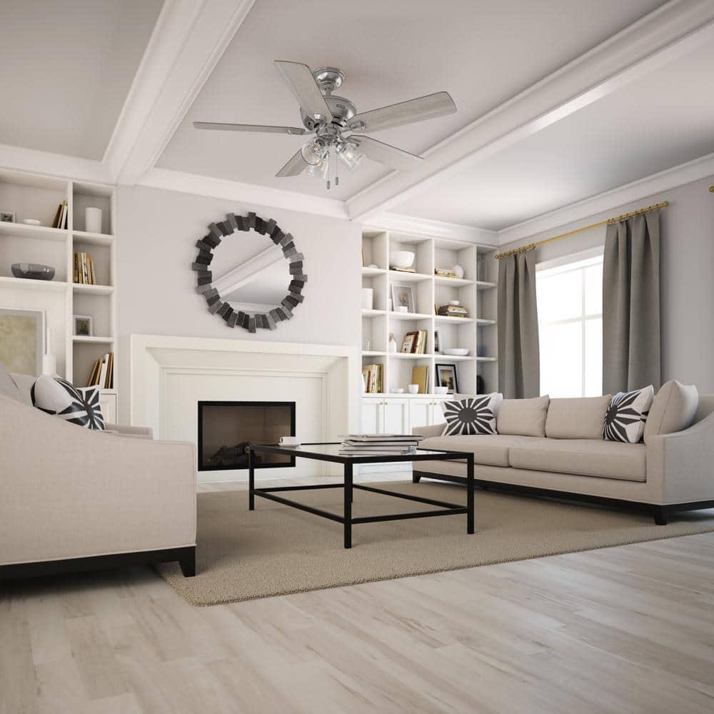 52" Rosner 5 - Blade Ceiling Fan With Lights and Pull Chains