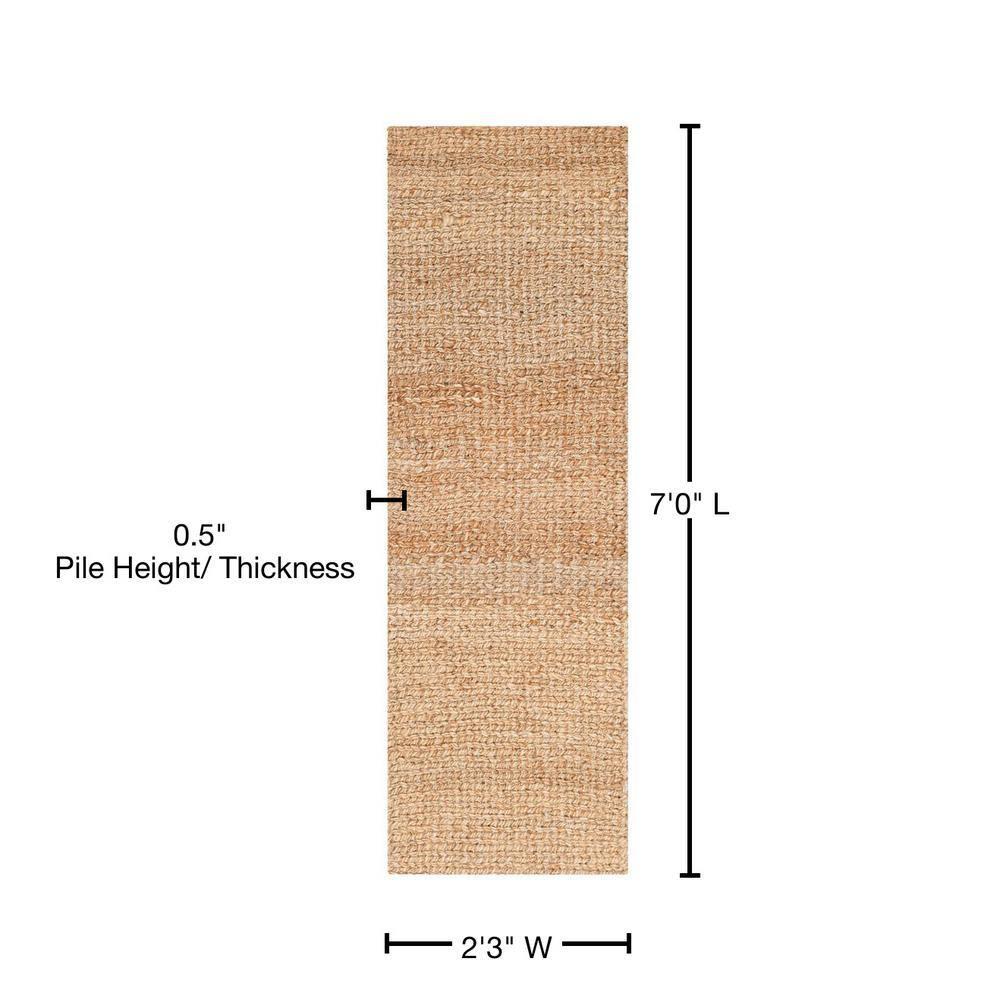 Natural Fiber NF732 Hand Woven Indoor Runner Rug - Natural - 2'3"x7' - Safavieh.