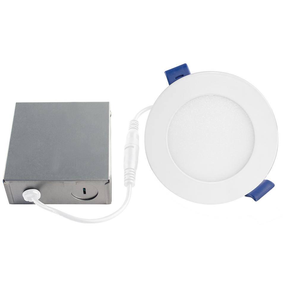 Bazz SLDSKB4W 4.25'' Dimmable Air-Tight IC Rated LED Canless Recessed Lighting Kit