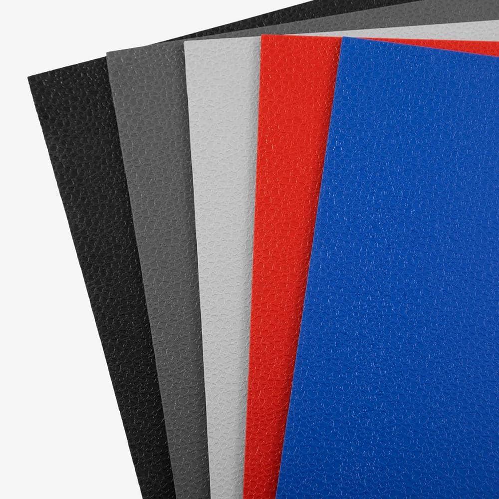 FlooringInc Nitro Flex Protective Garage Flooring Tiles, 20.5"x20.5", 8 Tiles, 23.36 Sqft, Smooth Pattern, Terracotta