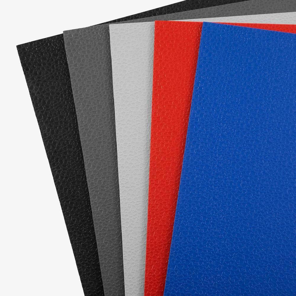 FlooringInc Nitro Flex Protective Garage Flooring Tiles, 20.5"x20.5", 8 Tiles, 23.36 Sqft, Smooth Pattern, Terracotta
