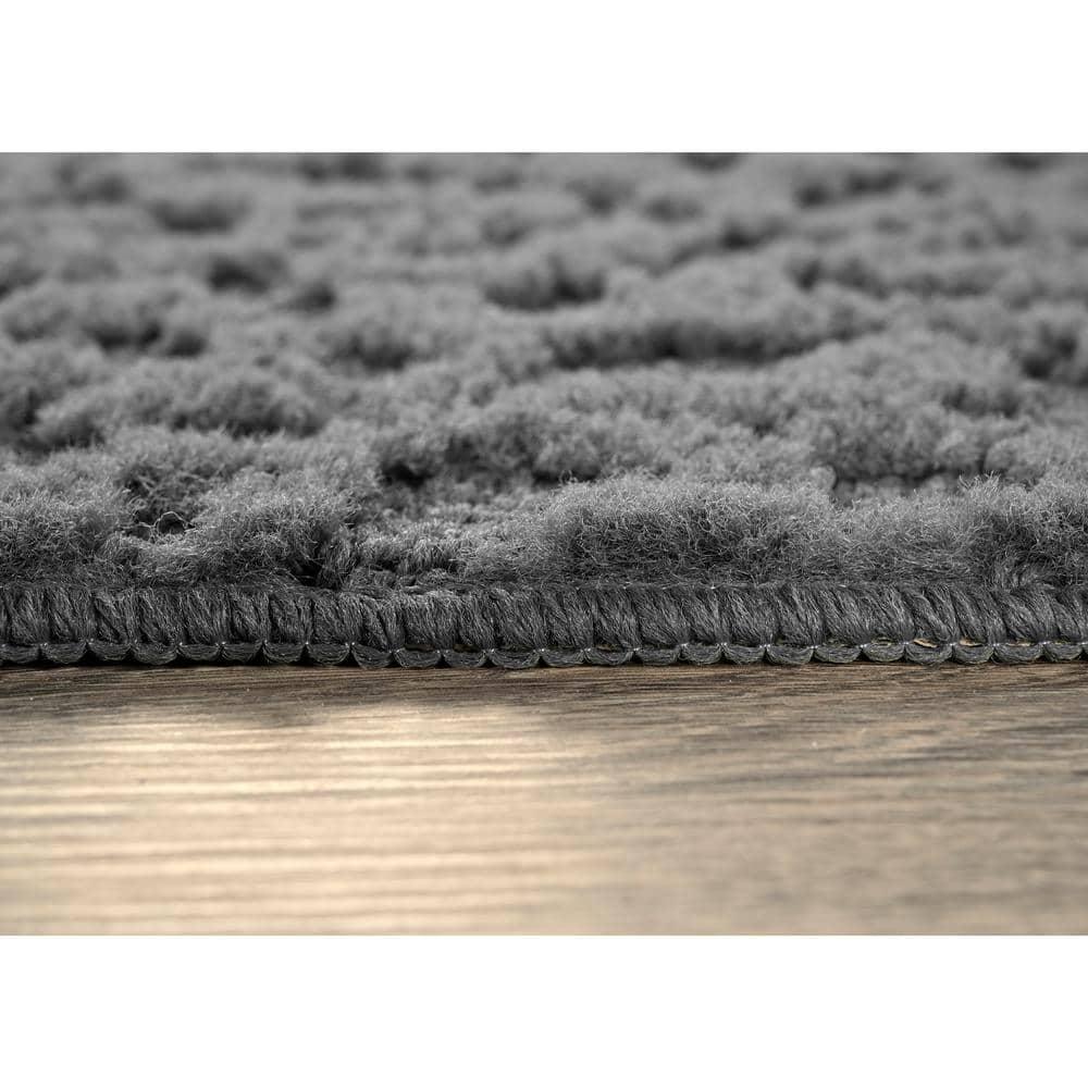 Garland Rug Ivy Cinder Gray Indoor Area Rug, 5' x 7'