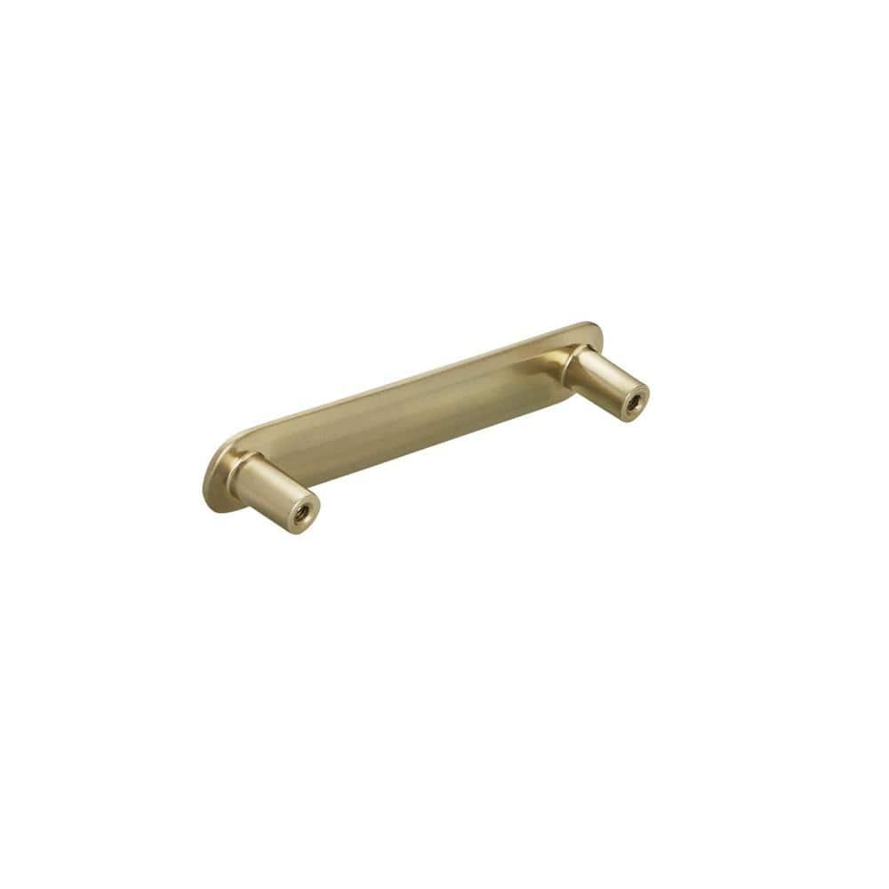 Concentric 3-3/4 in. (96mm) Modern Golden Champagne Bar Cabinet Pull