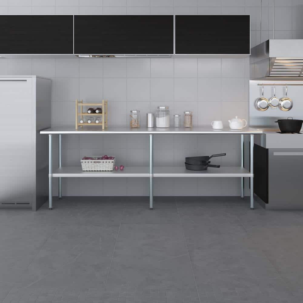 Amgood Stainless Steel Top Workbench