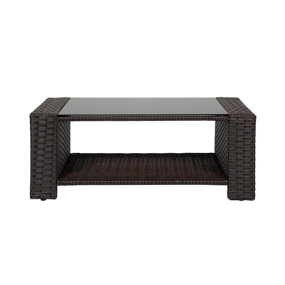 Grandview Outdoor Chocolate 4-piece Patio Conversation Set Orange