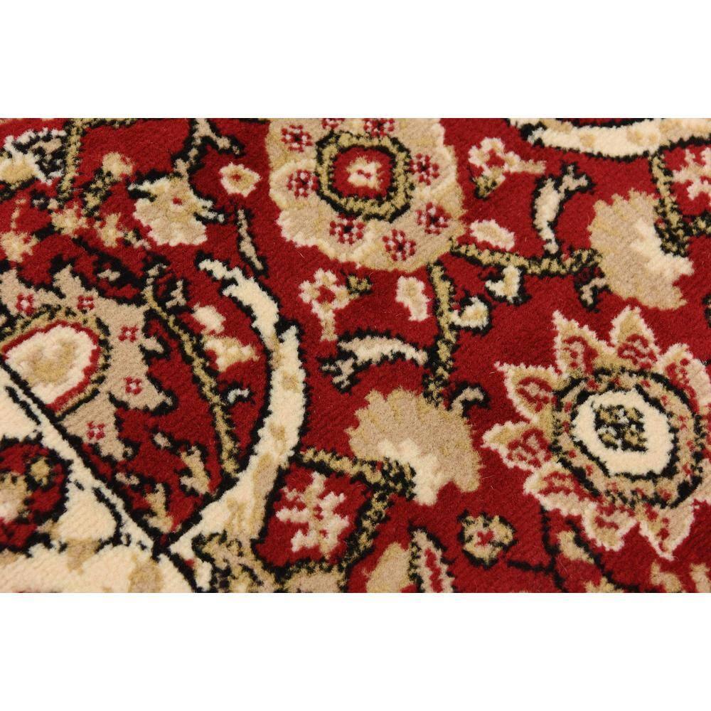 Unique Loom 2' 0 x 8' 2 Runner Red Espahan Cape Cod Area Rug
