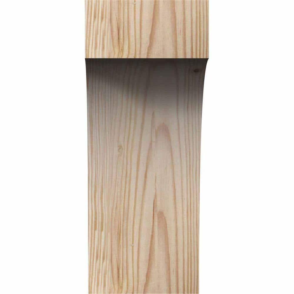 4"W x 6"D x 10"H Huntington Rough Sawn Corbel, Douglas Fir