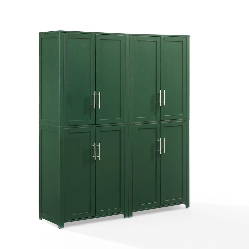 Crosley Furniture Savannah 2-Piece Kitchen Storage Pantry Set