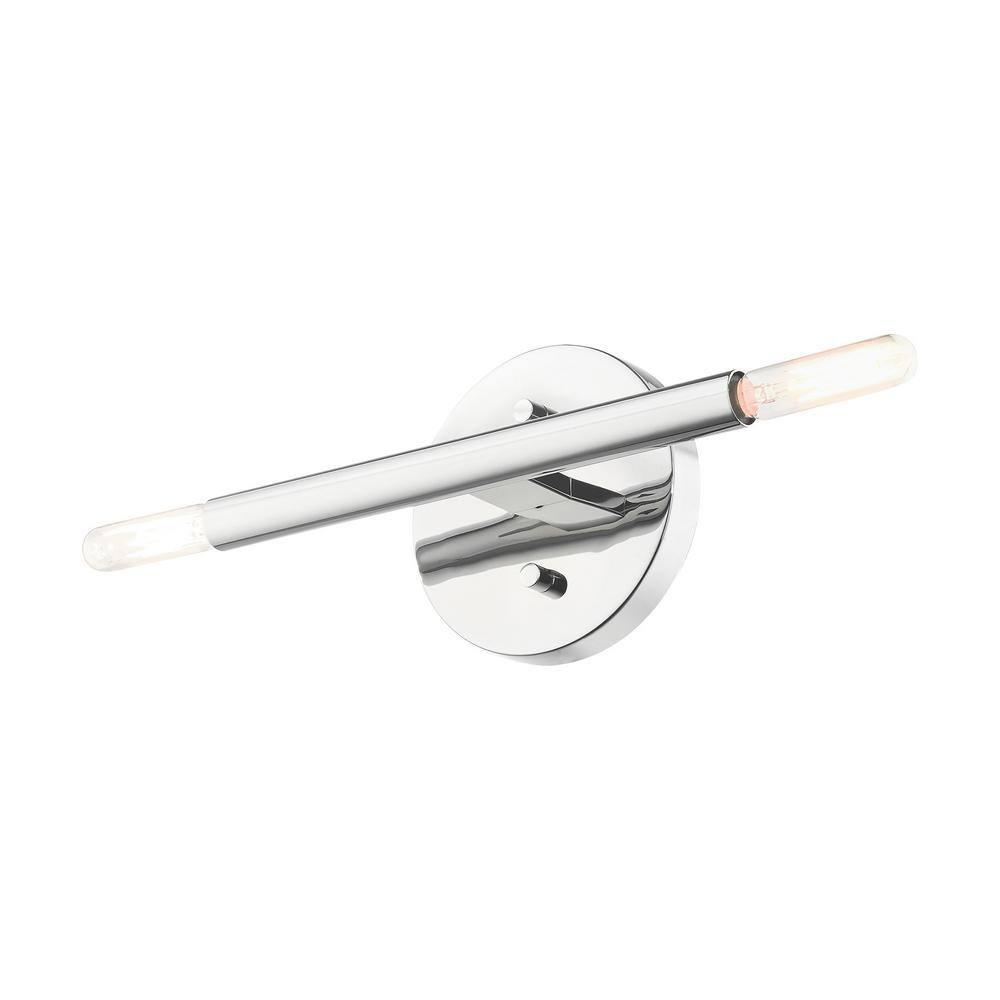 Livex Lighting Copenhagen 2 - Light Wall Light in  Polished Chrome