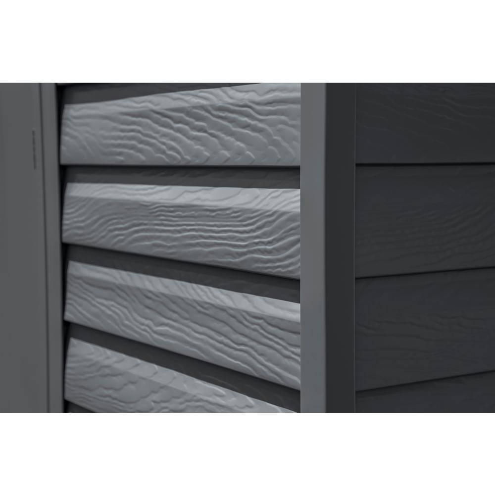 Arrow 8 ft. W x 8 ft. D Galvanized Steel Storage Shed