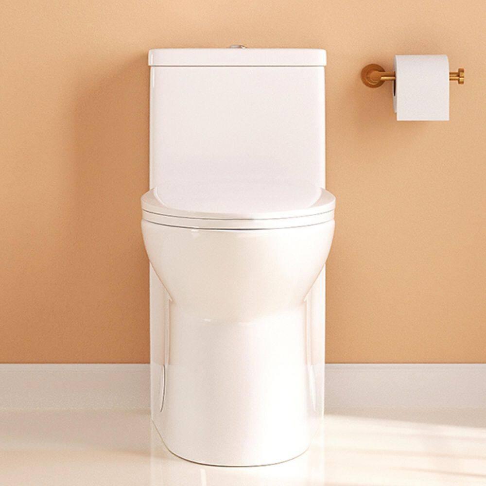 1.1/1.6 GPF Elongated Comfort Height Super Quite Flushing Floor Mounted One-Piece Toilet