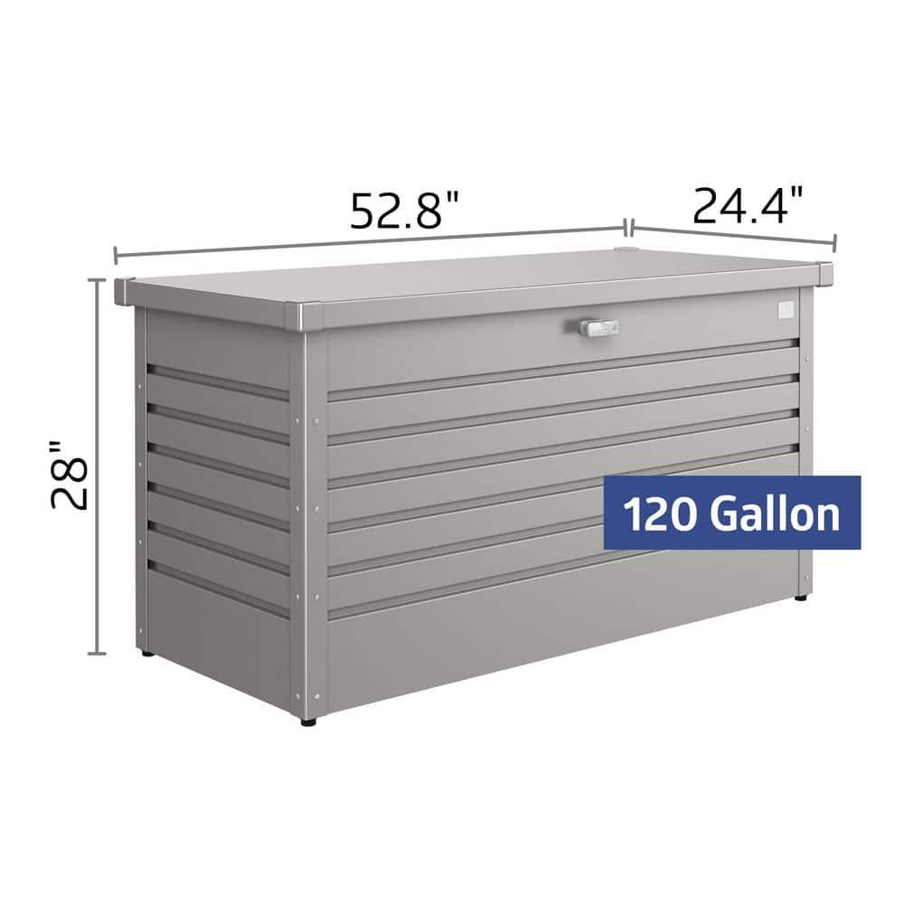 Biohort Biohort LeisureTime Water Resistant Metal Deck Box with Lock