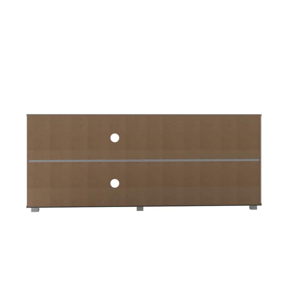 TV Stand for TVs up to 65" with Storage White - Techni Mobili: Modern Console, Open Shelves, Cable Management
