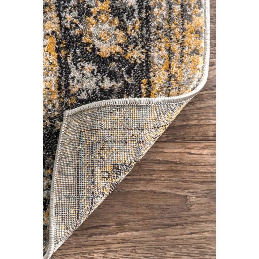 Nuloom Lilah Oriental/Persian 3x5 Accent Indoor Area Rug for Living Room Bedroom Dining Room Entryway Kitchen, Gold/Multicolor