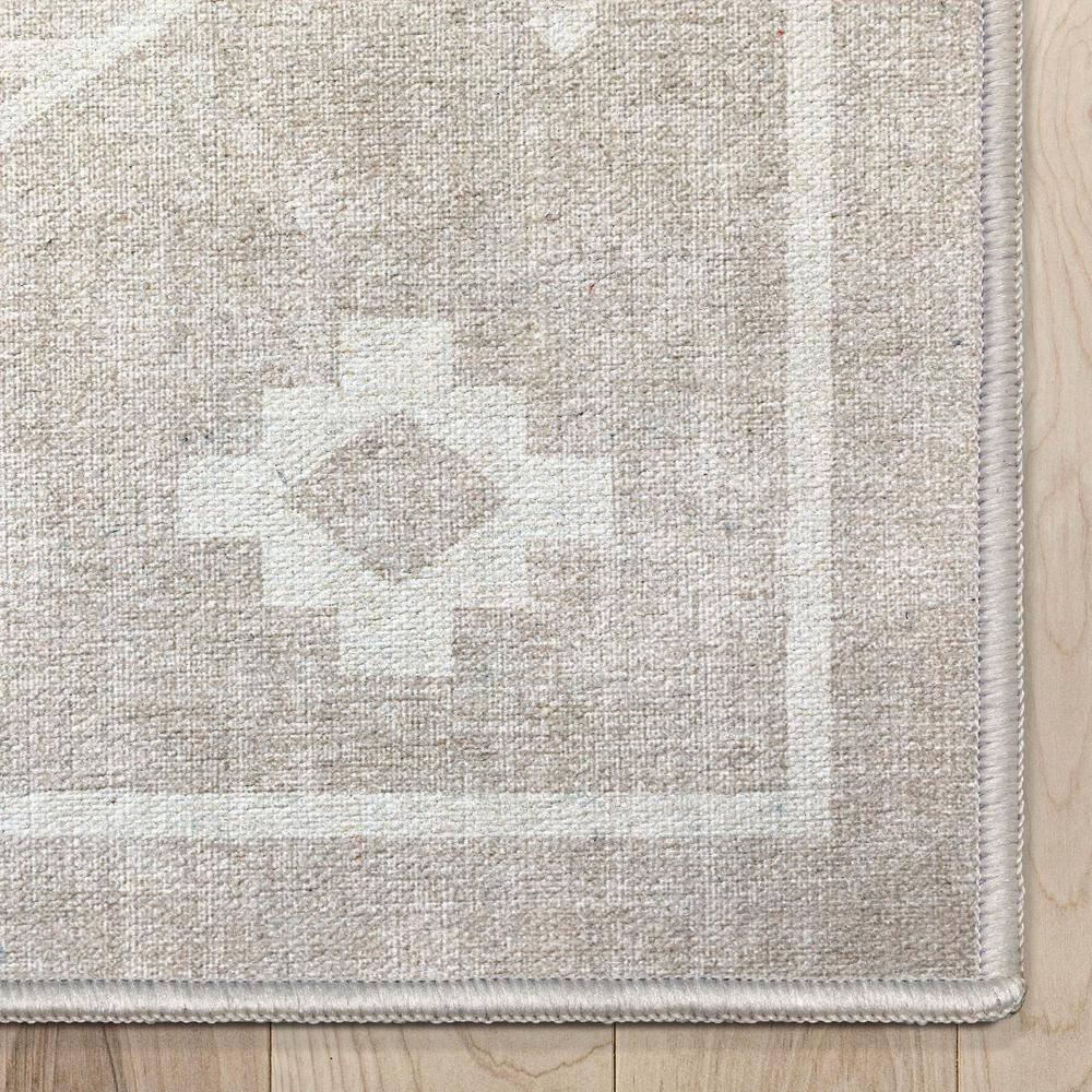 Well Woven Apollo Bottineau Vintage Southwestern Beige Flatweave 5'3" x 7'3" Area Rug