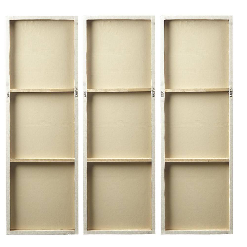 Madison Park Signature Sunburst 3-Piece Hand-Painted Resin Wall Art