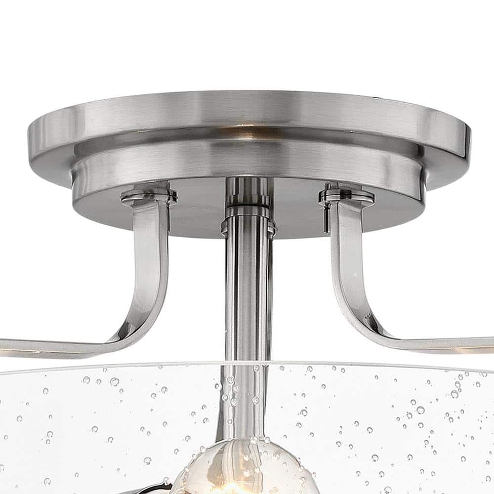 Harper 3-Light Semi-Flush Mount Retro Ceiling Light