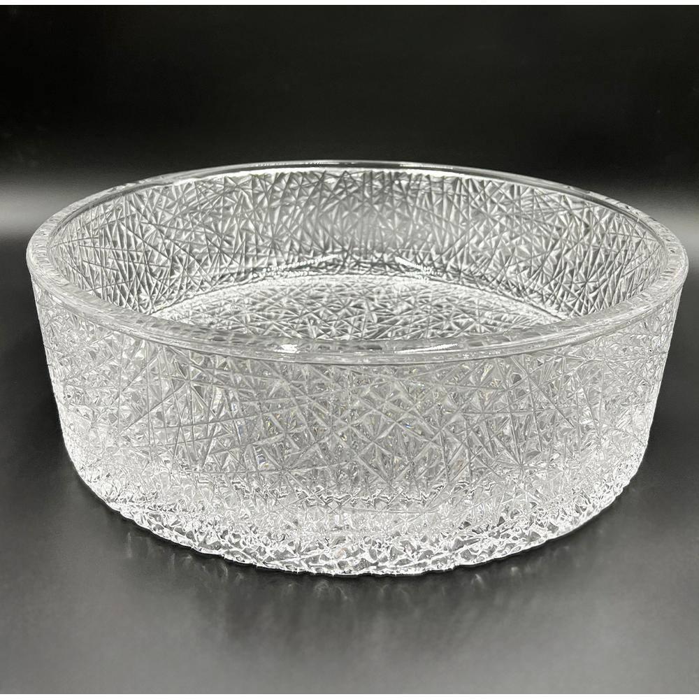 Stadium 14" Glass Circular Bathroom Vessel Sink - Timeless Collection