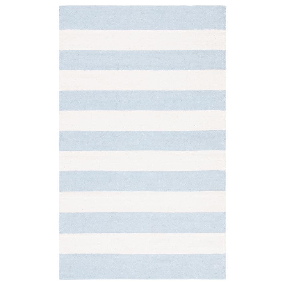 Montauk MTK712 Hand Woven Area Rug - Sky Blue/Ivory - 3'x5' - Safavieh.
