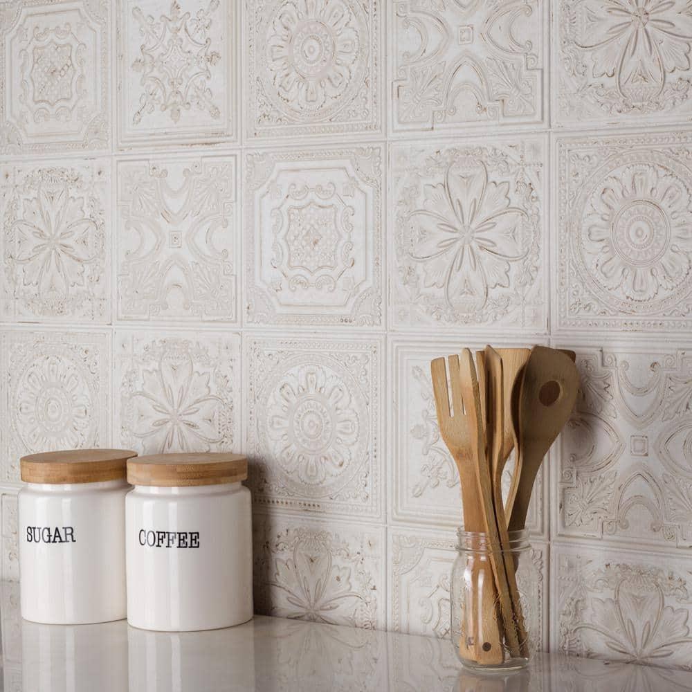 Fitz 8" x 8" Ceramic Patterned Wall Tile
