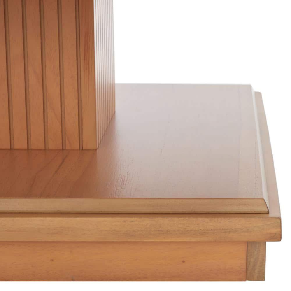 Suette 2 Shelf Accent Table - Natural - Safavieh
