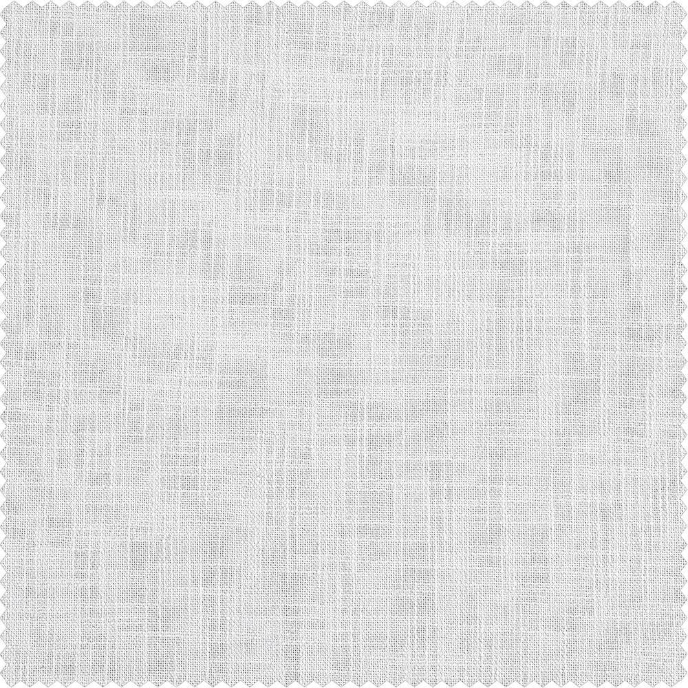 Rice White Heavy Faux Linen Curtain (1 Panel), Rice White, 50W X 120L