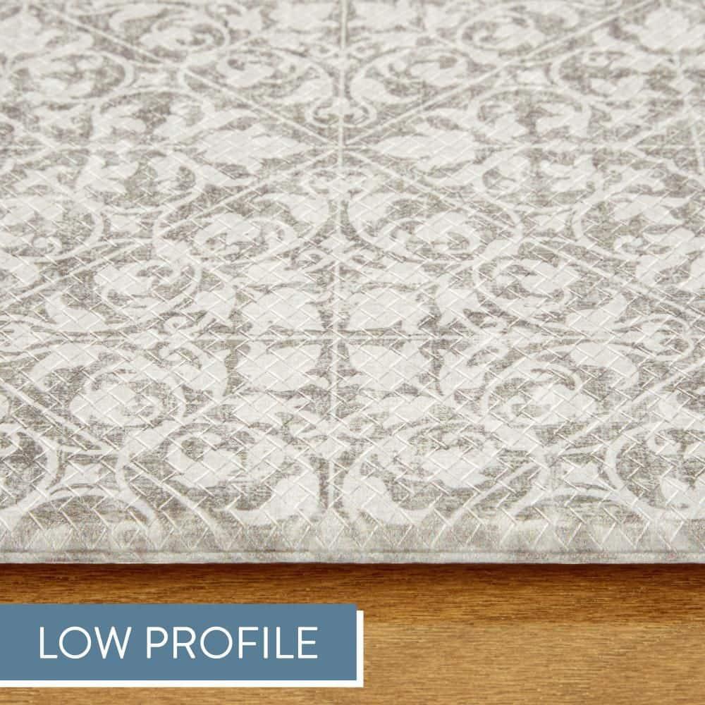 Town & Country Living TOWN & COUNTRY BASICS Comfort Plus Non-Slip Backing Vintage Medallion Tile Anti Fatigue Comfort Mat