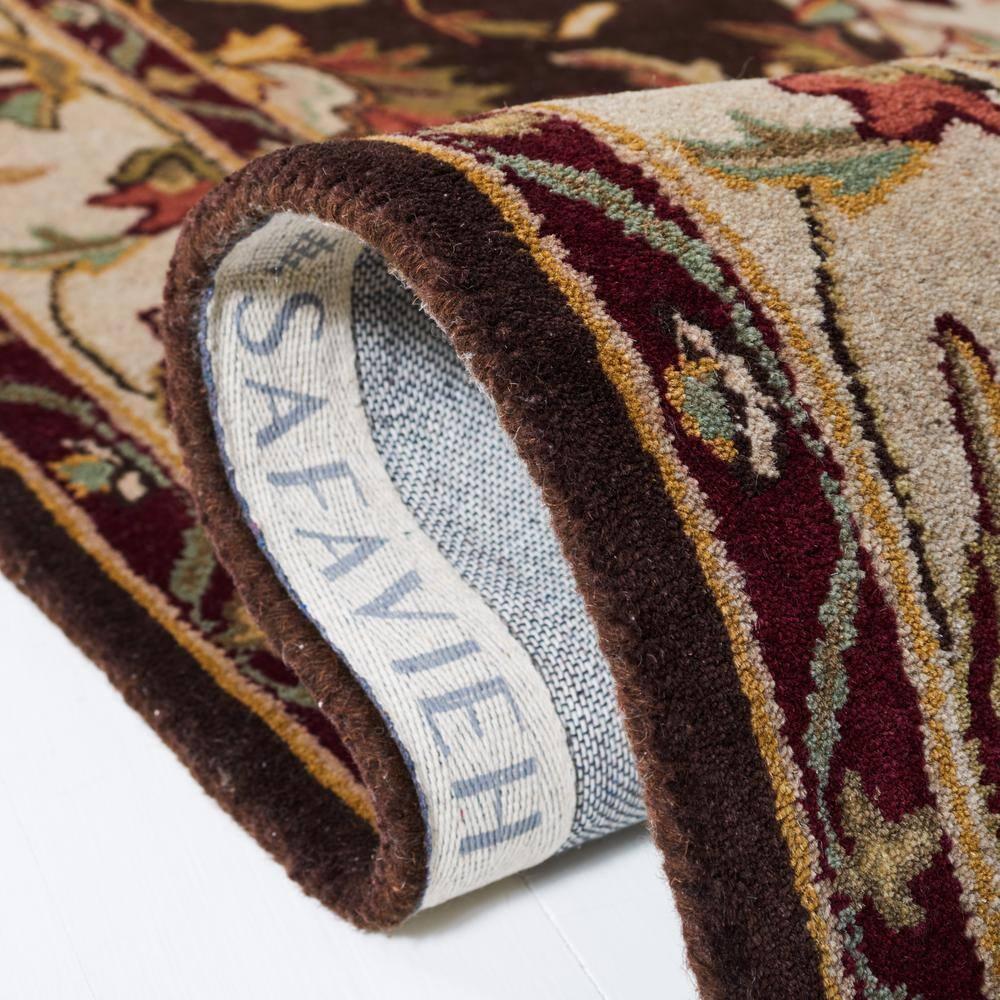 Heritage HG818 Hand Tufted Runner Rug - Brown/Beige - 2'3"x6' - Safavieh.