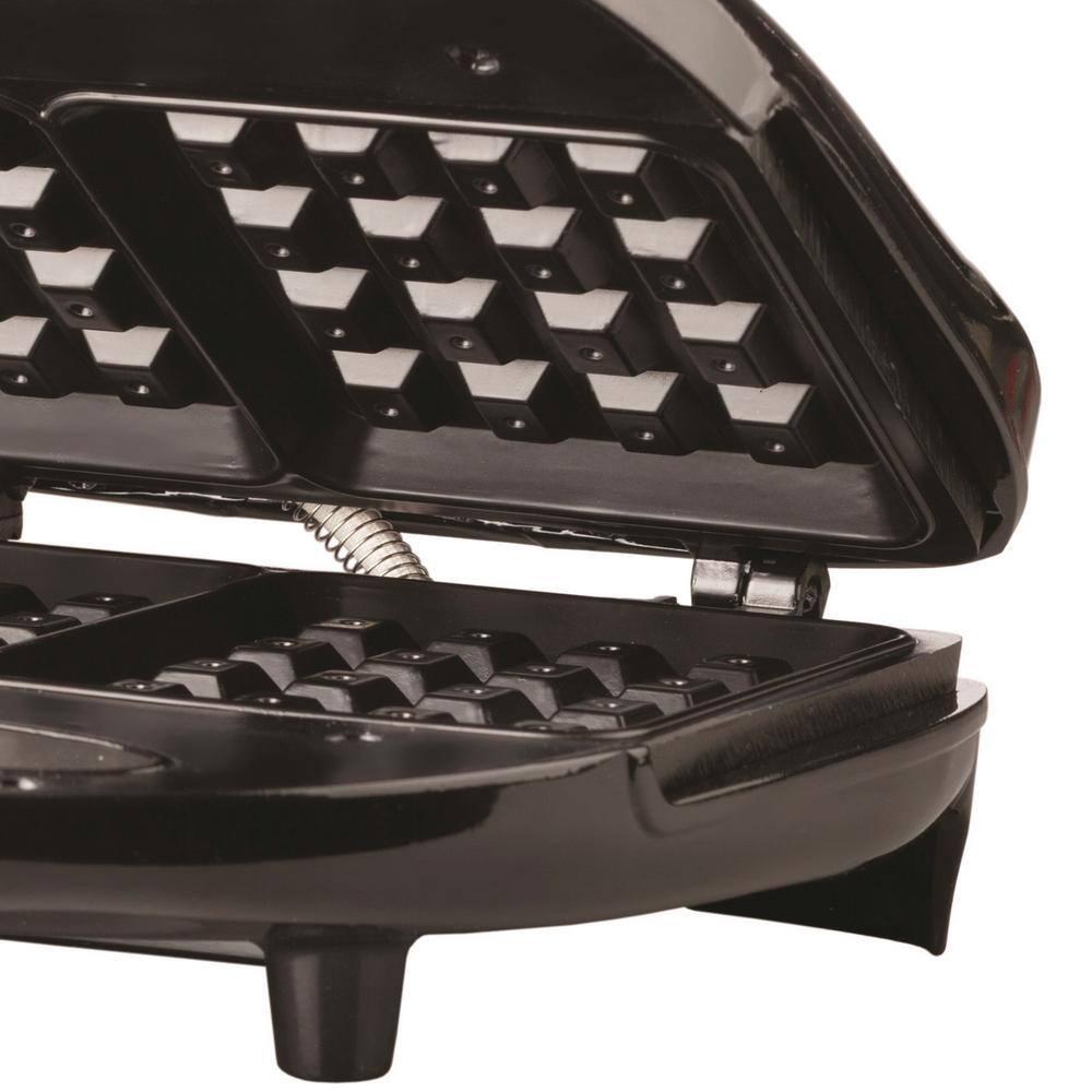 Brentwood Nonstick Dual Waffle Maker (Black), TS-243