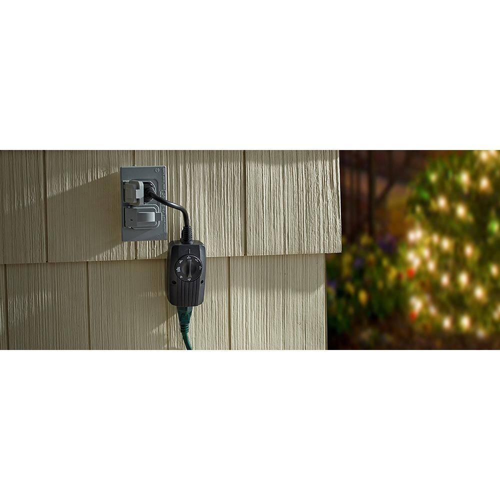 Woods 2001WD Outdoor 24 Hour Dusk until Dawn Outlet w/Photocell Light Sensor