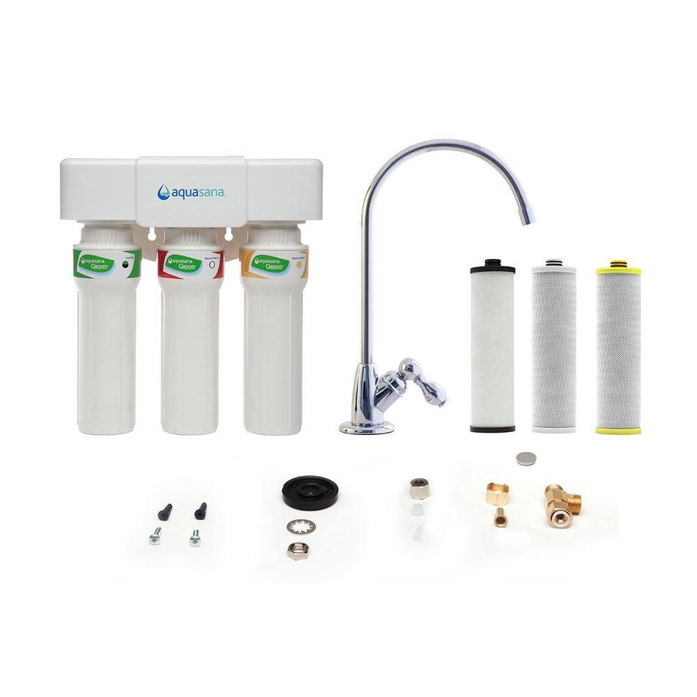 Aquasana Max Flow Under Sink Water Filter System - Bronze - AQ-5300+.62