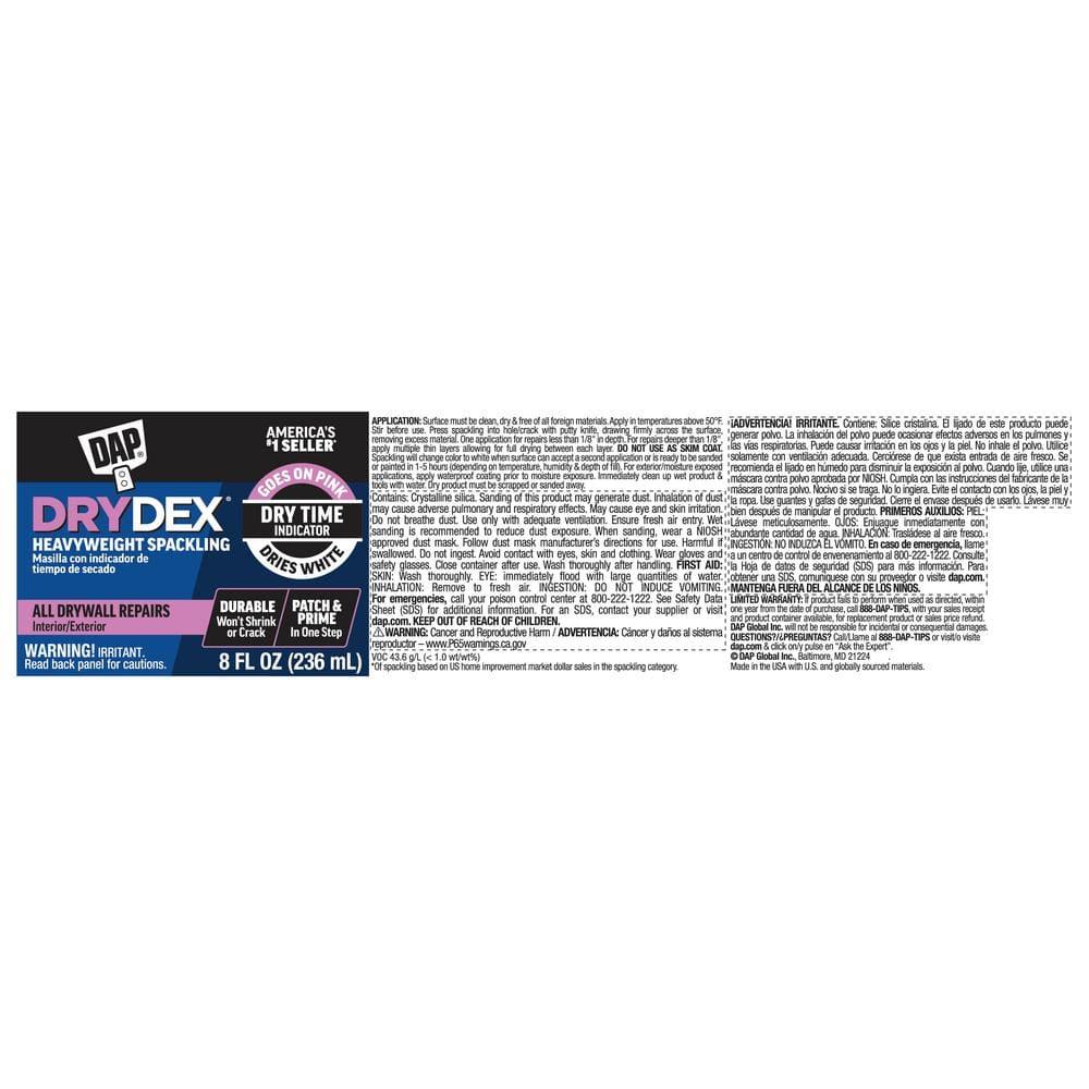 Dap Wall Repair Kit: Wall Putty & Spackle Kit for Patching & Repair, Plaster Wall Filler, 2.5 lb