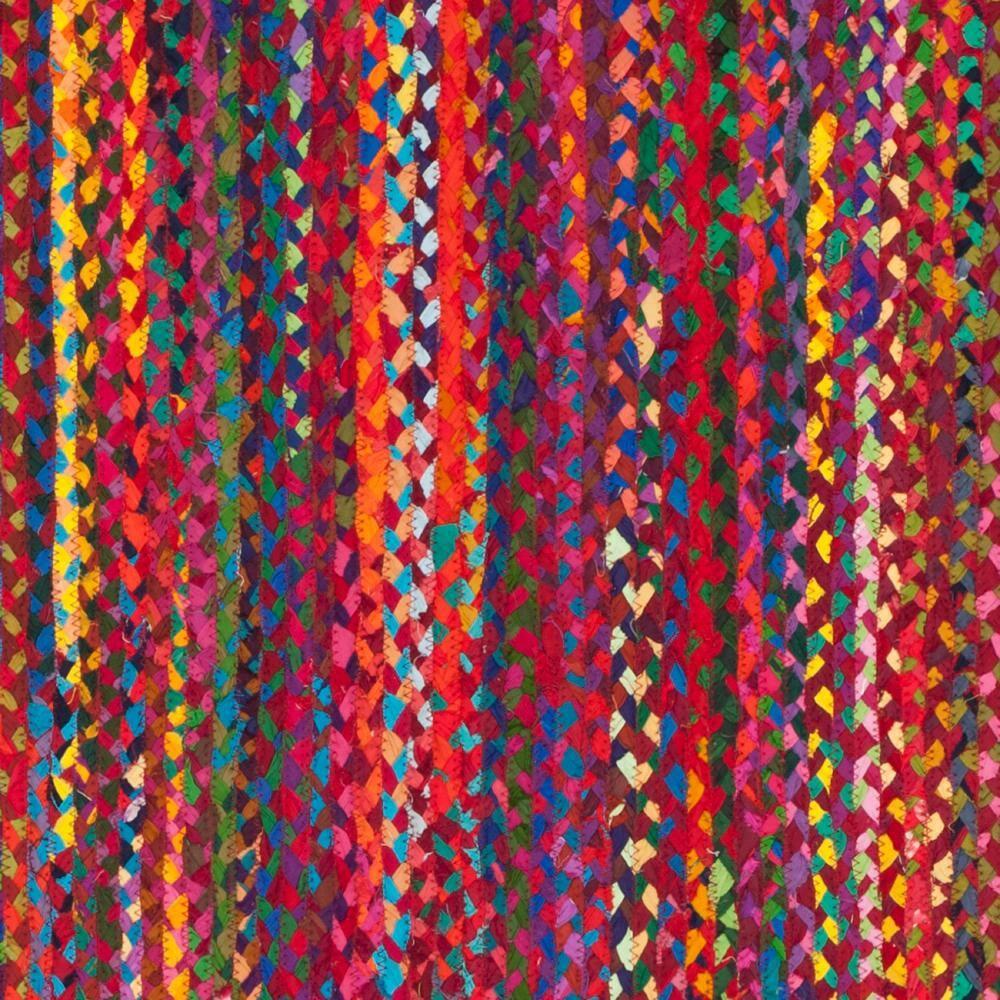 Braided BRD210 Hand Woven Runner Rug - Red/Multi - 2'3"x10' - Safavieh.