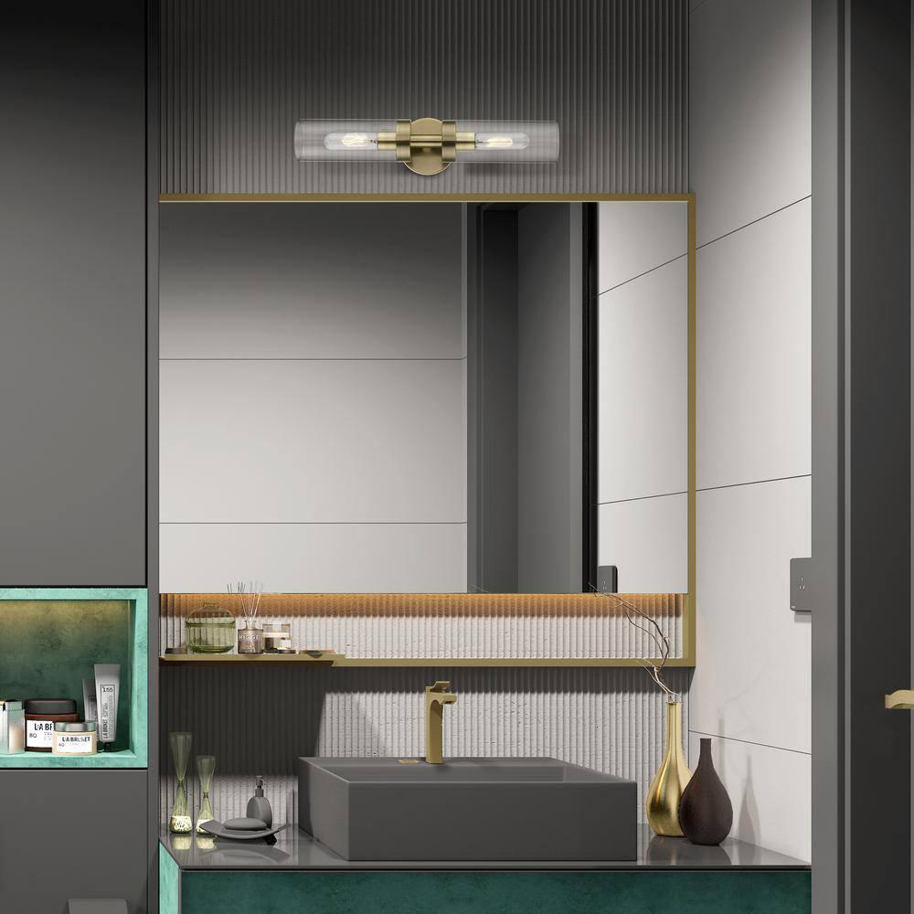 Livex Lighting Ludlow 2 - Light Vanity in  Antique Brass