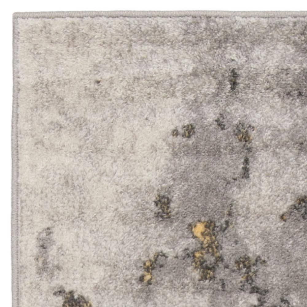 Adirondack ADR134 Machine Made Indoor Runner - Grey/Yellow - 2'-6"x18' - Safavieh