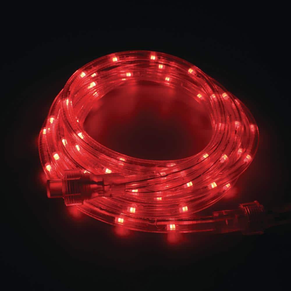 Pinegreen Lighting CL-TRL12RGB 12 ft. Plug-in LED RGB Color Changing Rope Light with Remote Control